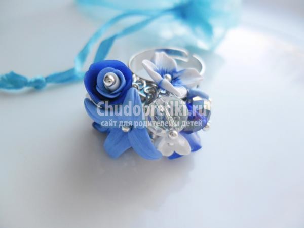 кольцо из полимерной глины кольцо из полимерной глины